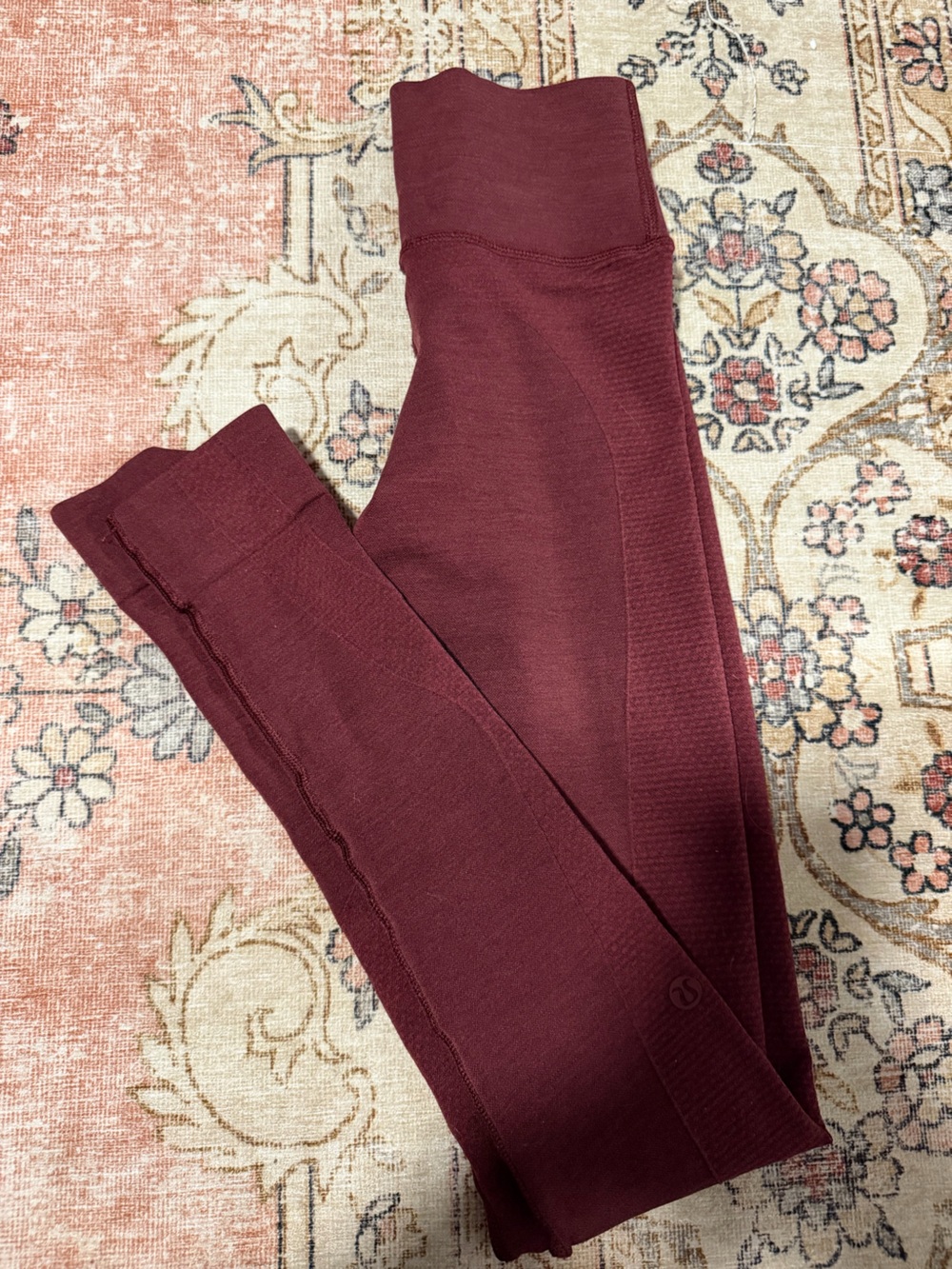 lululemon athletica Maroon Leggings sz 2